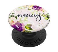 PopSockets Nanny - Elegant Floral Mother's Day Gifts for Grandma PopSockets PopGrip: Swappable Grip for Phones & Tablets