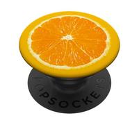 PopSockets Orange Fruit Vegan Citrus Healthy Fresh Nature Food PopSockets PopGrip: Swappable Grip for Phones & Tablets