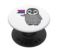 PopSockets Penguin Bisexual Pride Flag Cute Bi LGBTQ Animal Lover Gift PopSockets Swappable PopGrip