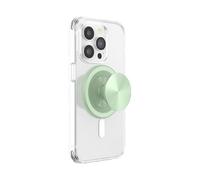 PopSockets Phone Grip Compatible with MagSafe®, Adapter Ring Included, Phone Holder, Wireless Charging Compatible, Aluminium - Honeydew