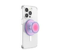 PopSockets Phone Grip Compatible with MagSafe, Adapter Ring for MagSafe Included, Phone Holder, Wireless Charging Compatible - Aura