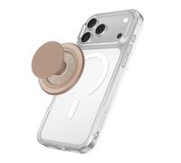PopSockets Phone Grip for MagSafe, Magnetic Holder, Phone Stand, Brown - Soft Touch Latte