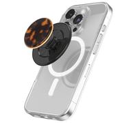 PopSockets Phone Grip for MagSafe, Magnetic Holder- Tortoise | Removable, For Kindle / Android / iPhone, With Magnet, Tortoise, Shell, Create a Mobile Phone Outfit