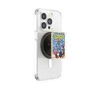 PopSockets Phone Grip for MagSafe, Secure Magnetic Phone Grip & Stand, Hands-Free Kickstand, Wireless Charging Compatible, Marvel - Enamel Captain America Comic Book