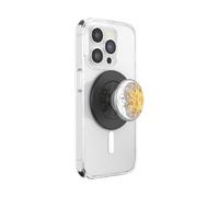 PopSockets Phone Grip for MagSafe, Secure Magnetic Phone Grip & Stand, Hands-Free Kickstand, Wireless Charging Compatible - Translucent Sun and Moon