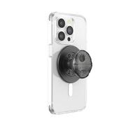 PopSockets Phone Grip for MagSafe, Secure Magnetic Phone Grip & Stand, Hands-Free Kickstand, Wireless Charging Compatible, StarWars - Enamel Death Star Dimensional
