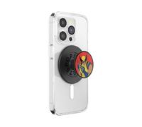 PopSockets Round Phone Grip Compatible with MagSafe, Adapter Ring Included, Phone Holder, Wireless Charging Compatible,Deadpool x Wolverine - Enamel Wolverine