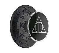 PopSockets Phone Grip for MagSafe, Secure Magnetic Phone Grip & Stand, Hands-Free Kickstand, Wireless Charging Compatible, Harry Potter - Enamel Deathly Hallows