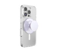 PopSockets Phone Grip for MagSafe with Kickstand, Magnetic Stand, Swappable Top, Secure Hold for iPhone MagSafe Cases, Phone & Tablet Grip - Iridescent White