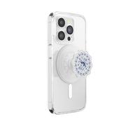 PopSockets: PopGrip Round for MagSafe - Adapter Ring for MagSafe Included - Expanding Phone Stand and Grip with a Swappable Top for Smartphones and Cases - Peacock Saucer