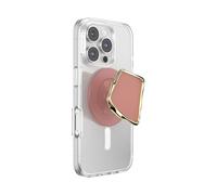 PopSockets Phone Grip for MagSafe with Kickstand, Magnetic Stand, Swappable Top, Secure Hold for iPhone MagSafe Cases, Phone & Tablet Grip - Enamel Clay Cut