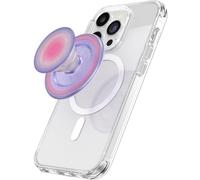 PopSockets Phone Grip Compatible with MagSafe, Adapter Ring for MagSafe Included, Phone Holder, Wireless Charging Compatible - Aura