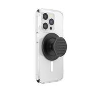 PopSockets Round Phone Grip Compatible with MagSafe, Adapter Ring Included, Phone Holder, Wireless Charging Compatible - Aluminum Speakerbox