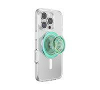 PopSockets Phone Grip for MagSafe with Kickstand, Magnetic Stand, Swappable Top, Secure Hold for iPhone MagSafe Cases, Phone & Tablet Grip - Iridescent Turq