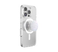 PopSockets Phone Grip for MagSafe with Kickstand, Magnetic Stand, Swappable Top, Secure Hold for iPhone MagSafe Cases, Phone & Tablet Grip - Iridescent Confetti White