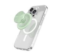 PopSockets Phone Grip Compatible with MagSafe®, Adapter Ring Included, Phone Holder, Wireless Charging Compatible, Aluminium - Honeydew