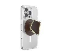 PopSockets Phone Grip for MagSafe with Kickstand, Magnetic Stand, Swappable Top, Secure Hold for iPhone MagSafe Cases, Phone & Tablet Grip - Enamel Cocoa Cut