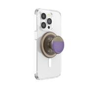 PopSockets Phone Grip with Expanding Kickstand, Compatible with MagSafe, Adapter Ring for MagSafe Included, Wireless Charging Compatible - Stoneware Lavender