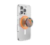PopSockets Phone Grip for MagSafe with Kickstand, Magnetic Stand, Swappable Top, Secure Hold for iPhone MagSafe Cases, Phone & Tablet Grip, Pokemon - Spinner Charizard in Flight