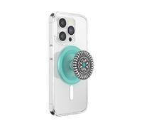 PopSockets Phone Grip for MagSafe with Kickstand, Magnetic Stand, Swappable Top, Secure Hold for iPhone MagSafe Cases, Phone & Tablet Grip, Cute PopSockets - Enamel Stamped
