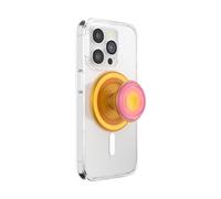 PopSockets Round Phone Grip Compatible with MagSafe, Adapter Ring Included, Phone Holder, Wireless Charging Compatible - Jelly Sunni