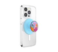 PopSockets Round Phone Grip Compatible with MagSafe, Adapter Ring Included, Phone Holder, Wireless Charging Compatible - Flamingo