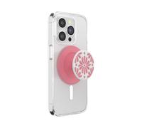 PopSockets Round Phone Grip Compatible with MagSafe, Adapter Ring Included, Phone Holder, Wireless Charging Compatible - Glazed Putty