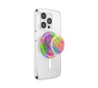 PopSockets Round Phone Grip Compatible with MagSafe, Adapter Ring Included, Phone Holder, Wireless Charging Compatible - Boca Palm