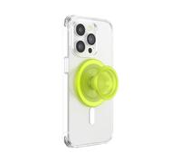 PopSockets Phone Grip Compatible with MagSafe, Phone Holder, Wireless Charging Compatible, Into the Woods - GITD Chartreuly