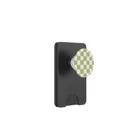 PopSockets Phone Grip - Green Beige Checker PopSockets PopWallet for MagSafe