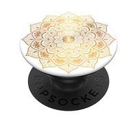PopSockets Phone Grip with Expanding Kickstand, Adhesive Grip - Golden Silence