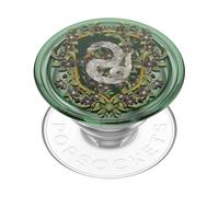 PopSockets: Phone Grip with Expanding Kickstand, Adhesive Grip, Harry Potter - Slytherin Floral Crest