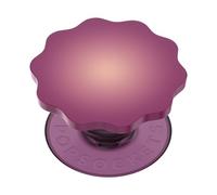 PopSockets Phone Grip with Expanding Kickstand - Molded Flower Rd Rd Wine Translucent