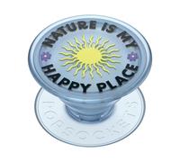 PopSockets Plant-Based Phone Grip with Expanding Kickstand, Adhesive Grip, Eco-Friendly - Nature Is My Happy Place Trnsl