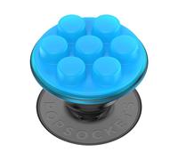 PopSockets Plant-Based Phone Grip with Expanding Kickstand, Eco-Friendly PopSockets for Phone - Translucent Popper Electric Blue