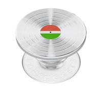 PopSockets Phone Grip with Expanding Kickstand, Adhesive Grip - Silver