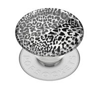 PopSockets Phone Grip with Expanding Kickstand, Adhesive Grip - Translucent Black Leopard