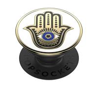 PopSockets Phone Grip with Expanding Kickstand, Enamel Hamsa Hand,White