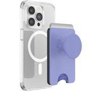 PopSockets: PopWallet+ for MagSafe - Adapter Ring for MagSafe Included - Card holder with an Integrated Swappable PopTop for Smartphones and Cases - Deep Periwinkle