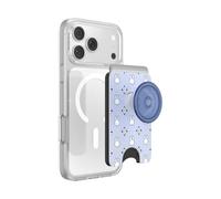 PopSockets Phone Wallet for MagSafe with Grip- Miffy in Bloom | PopWallet, Holds 3 Cards, Magnetic, Removable, Secure, Miffy, Lavender, Purple