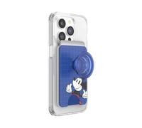 PopSockets Phone Wallet with Expanding Grip and Adapter Ring for MagSafe, Phone Card Holder, Wireless Charging Compatible, Wallet Compatible with MagSafe, Disney - Mod Mickey