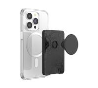 PopSockets: PopWallet+ for MagSafe - Card holder with an Integrated Swappable PopTop for Smartphones and Cases - Laced