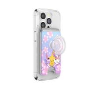 PopSockets Phone Wallet with Expanding Grip, Phone Card Holder, Wireless Charging Compatible, Wallet Compatible with MagSafe, Pokemon Fairy Type - Sakura Dreams