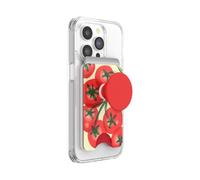 PopSockets Phone Wallet with Expanding Phone Grip, Phone Card Holder - Campari