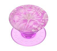 PopSockets Plant-Based Phone Grip with Expanding Kickstand, Adhesive Grip, Eco-Friendly - Tan Lines Vivid Pink Translucent