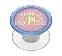 PopSockets Plant-Based Phone Grip with Expanding Kickstand, Adhesive Grip, Eco-Friendly - Trust The Process Transluscent