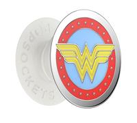 PopSockets Pop Grip for Smartphones Enamel Wonder Woman, Red