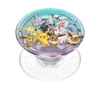 PopSockets : Pop Grip with Expanding Kickstand, Popsockets for Phone, Pokemon - Translucent Glitter Evolution Party