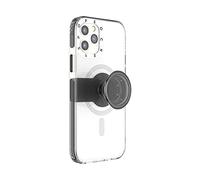 PopSockets: PopCase MagSafe Phone Case for iPhone 12 / 12 Pro with a Repositionable PopGrip Slide Phone Stand and Grip with a Swappable Top - White