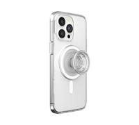 PopSockets: PopCase PlantCore for MagSafe - Plant-Based Phone Case for iPhone 15 Pro Max with a MagSafe Compatible PopGrip - Phone Stand and Grip with a Swappable Top - Clear
